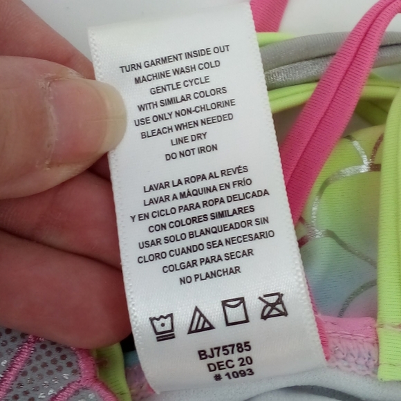 Betsey Johnson bikini swimsuit metallic mermaid seashells 2020 Collection M 10 - Picture 8 of 10